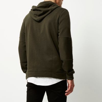 Dark green zip hoodie